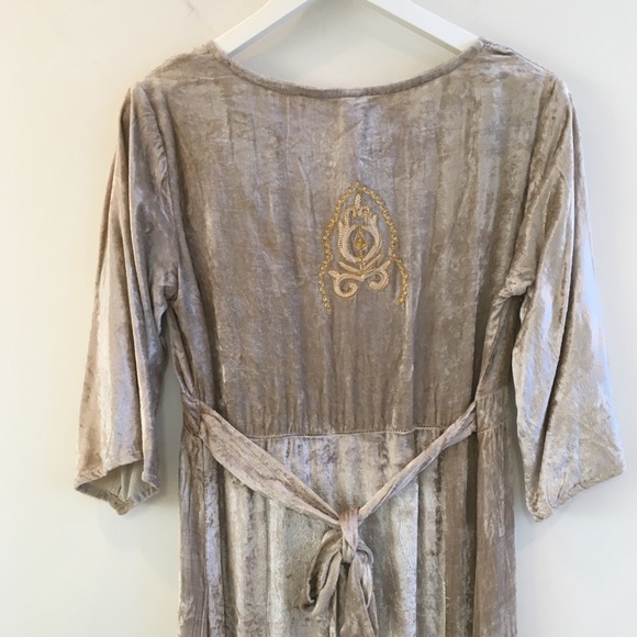 NWT Anthro RAGA Romantic Visions Deep V-Neck Dress - Picture 7 of 14